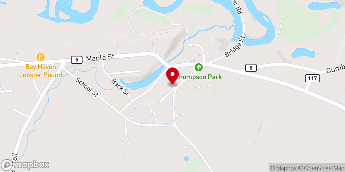 Map showing location of The Perkins House