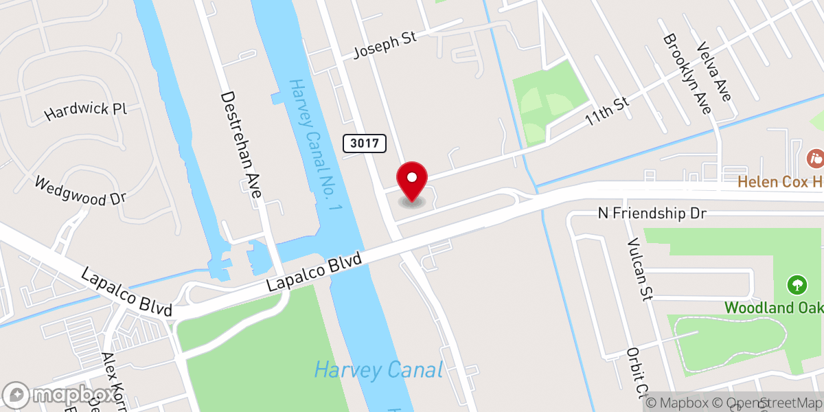 Map showing location of 2a Iglesia Pentecostal Unida Hispana Inc. Harvey