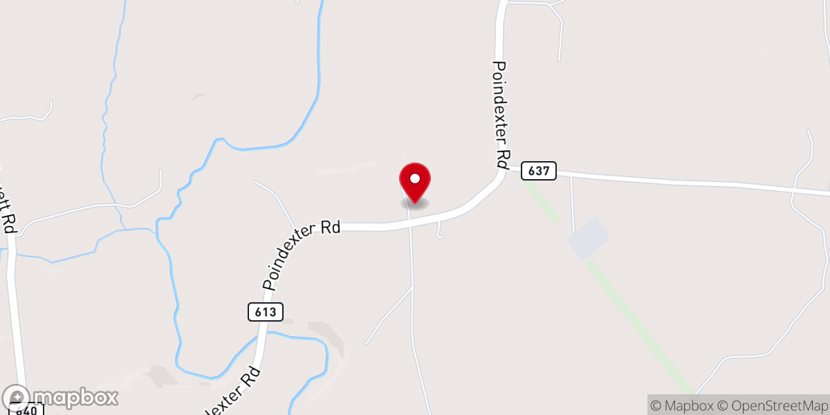 Map showing location of Berea Church