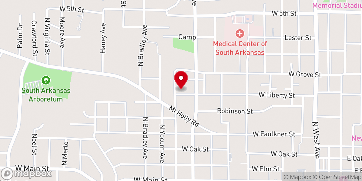 Map showing location of Apostolic Gospel Church