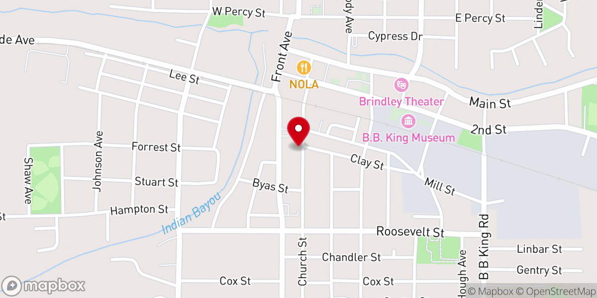 Map showing location of Bethlehem Church Number 2