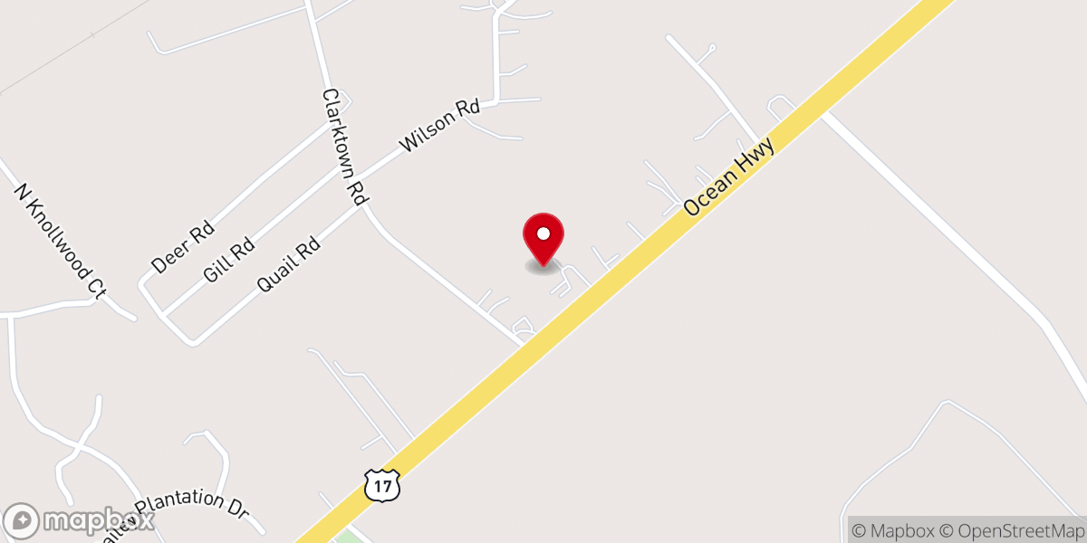 Map showing location of Restoration Worship Center