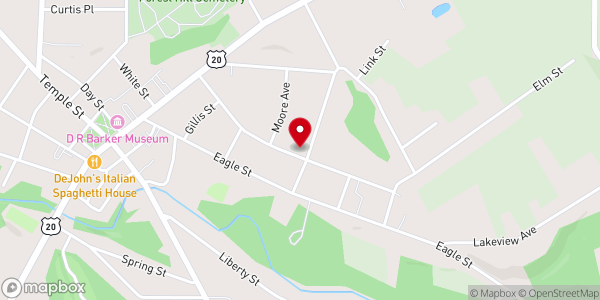 Map showing location of Saint Anthony's Roman Catholic Church