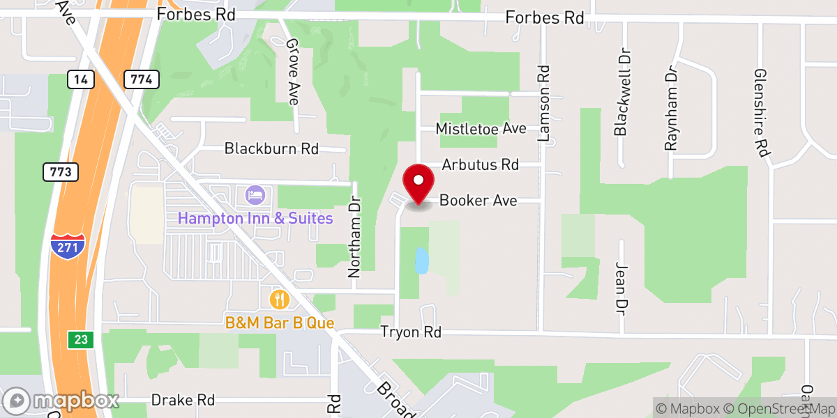 Map showing location of Rome Missionary Baptist Church