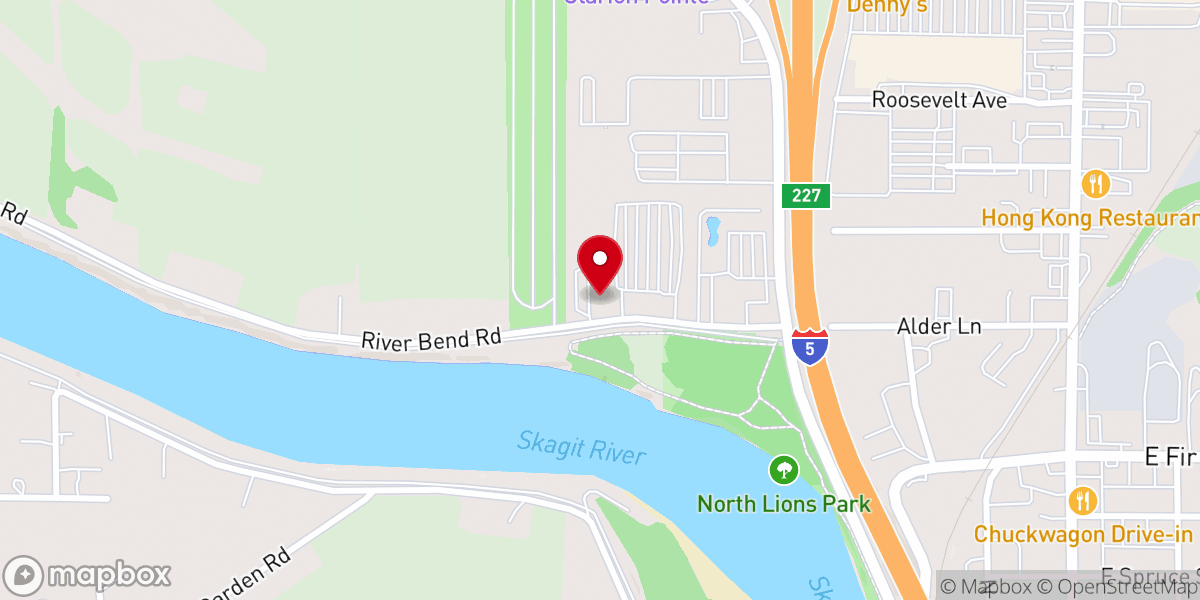 Map showing location of New Life Christian Church