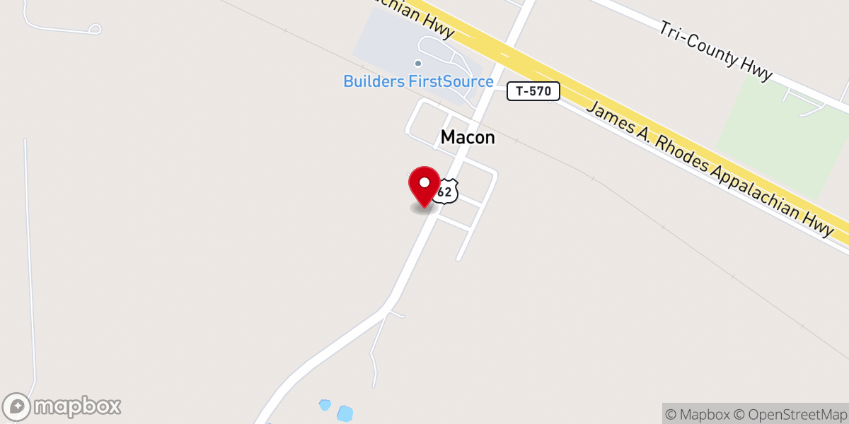 Map showing location of Fellowship of Praise