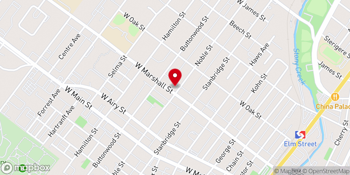 Map showing location of Iglesia De Dios Pentecostal Nueva Jerusalén La Celestial Norristown