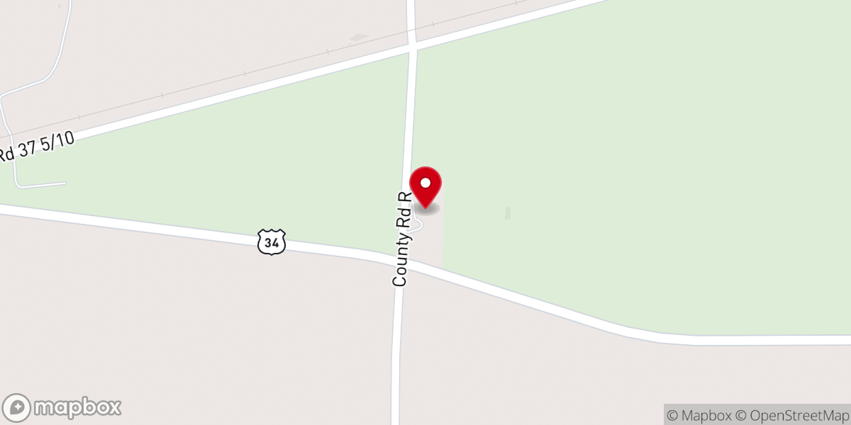 Map showing location of New Life Christian Center