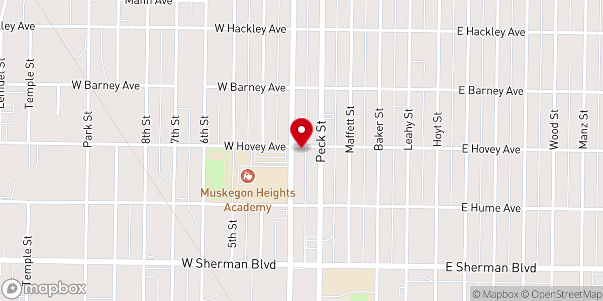 Map showing location of Mt Hermanzion Baptist Church
