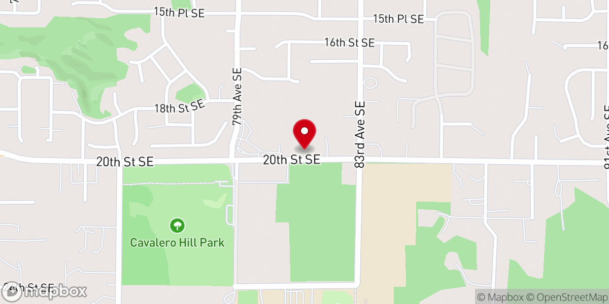 Map showing location of Lake Stevens Community Food Bank