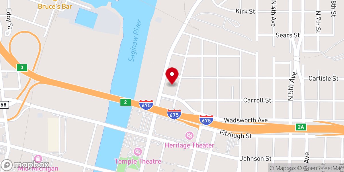Map showing location of Word of Faith International Ministries