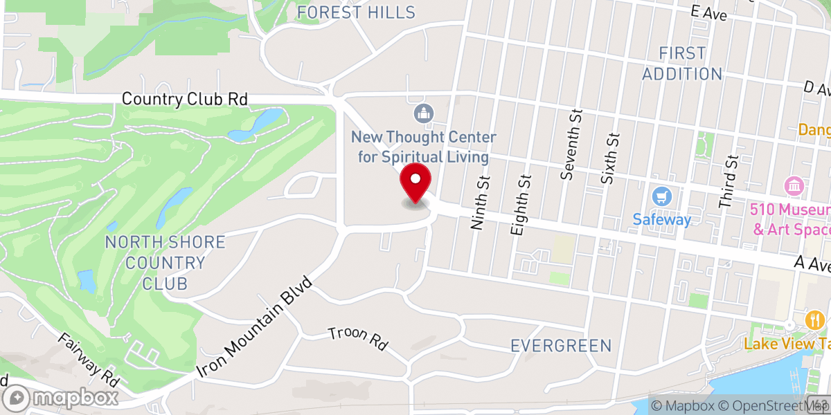 Map showing location of Truth Bible Baptist Church