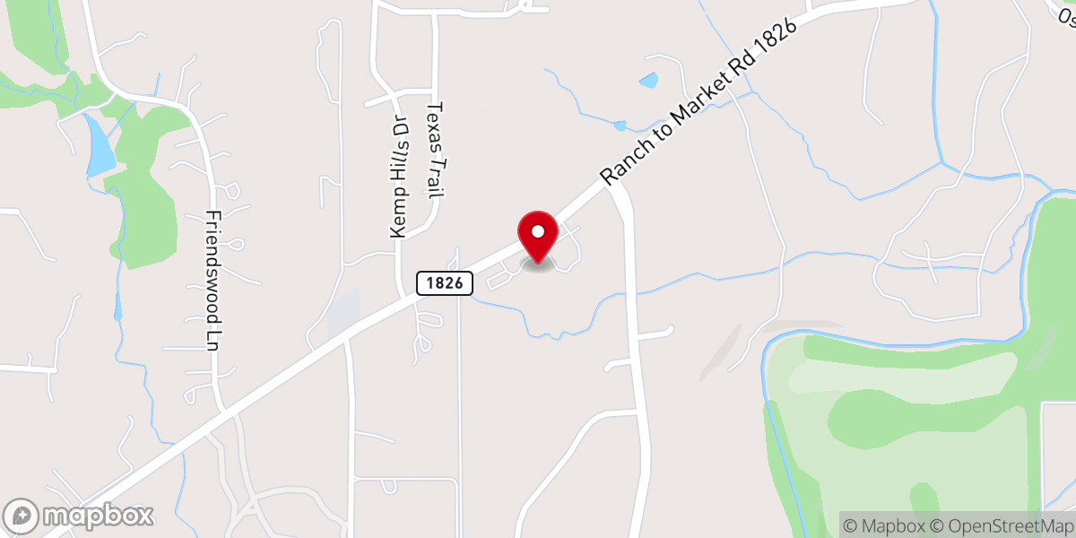 Map showing location of Real Life (Austin Campus)