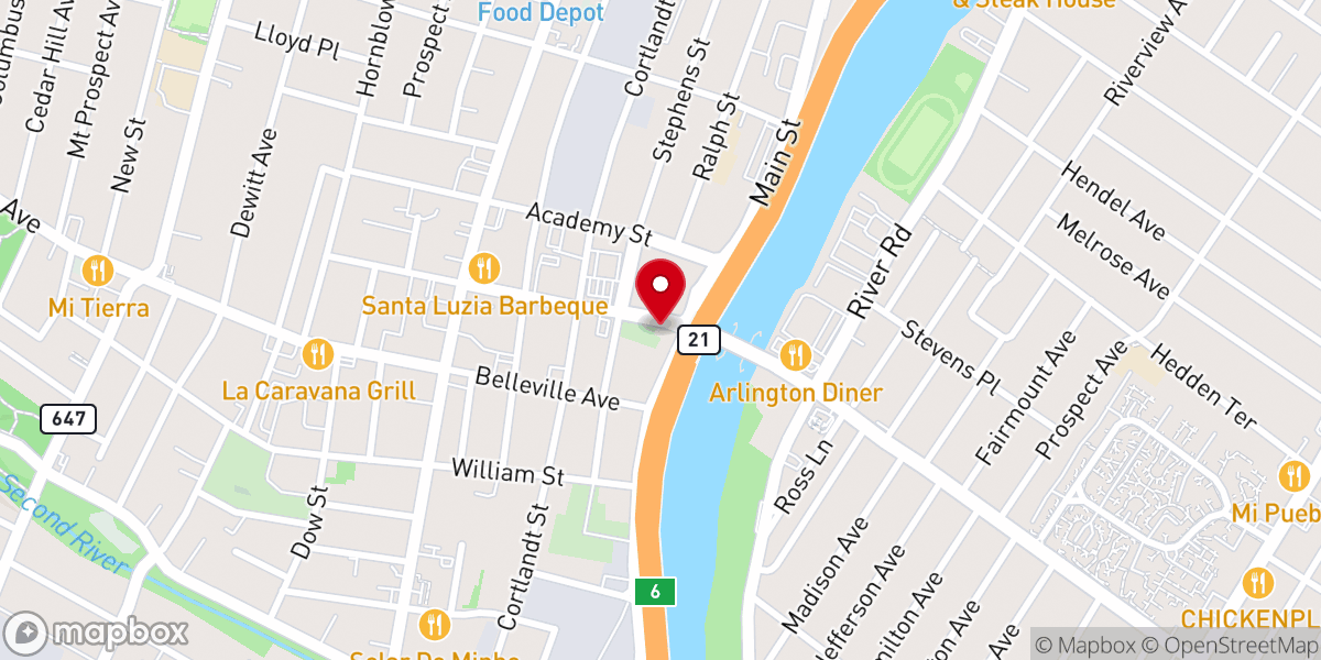 Map showing location of Iglesia Pentecostal La Senda Antigua