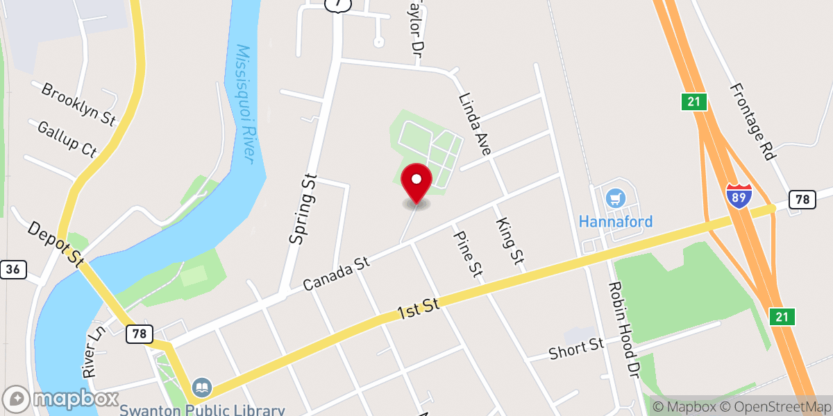 Map showing location of Church of the Nativity of the Blessed Virgin Mary