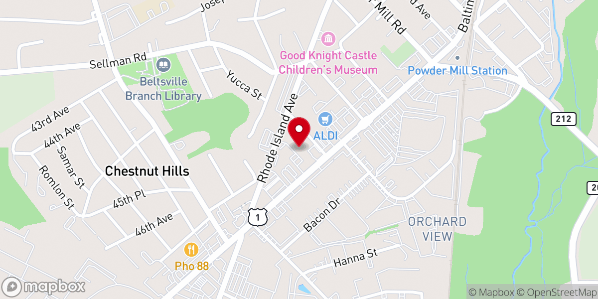 Map showing location of Heavenly Gate Ministries