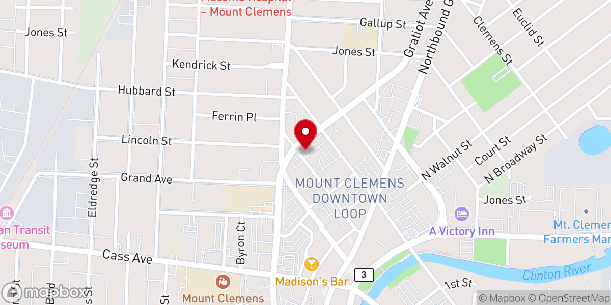 Map showing location of St. Vincent de Paul Society - St. Peter Parish