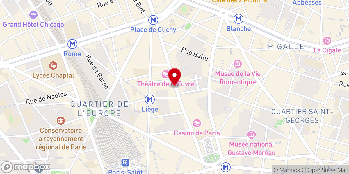 Map showing location of Église Protestante Unie de France