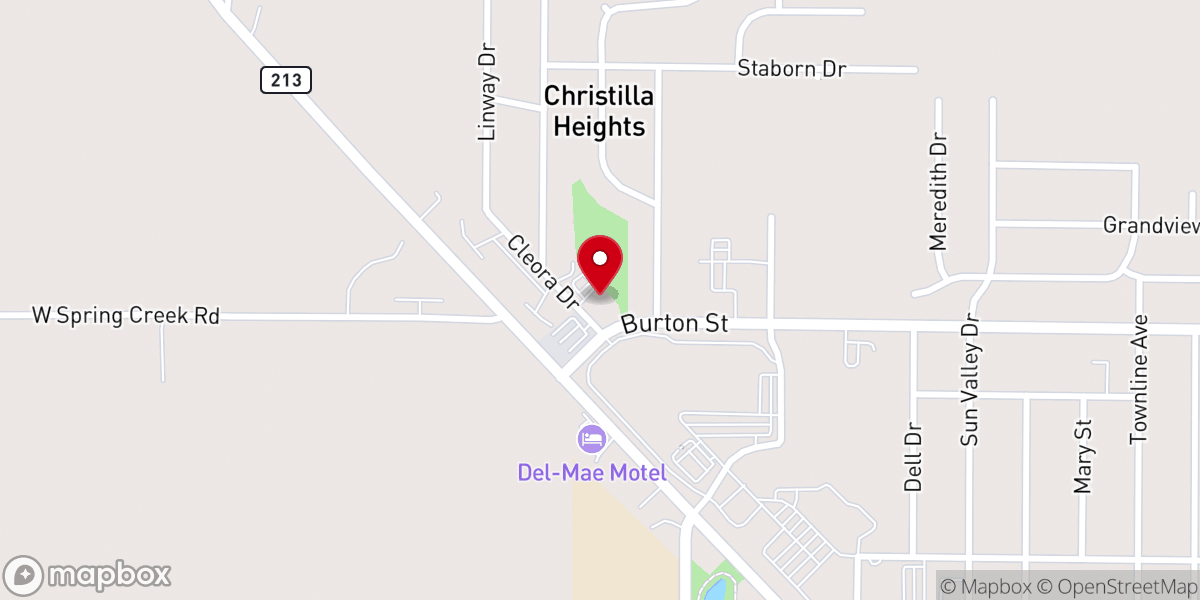 Map showing location of Free Methodist Church