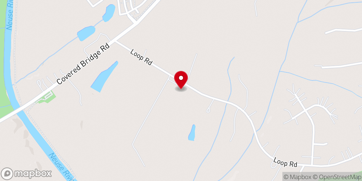 Map showing location of Lights on the Neuse