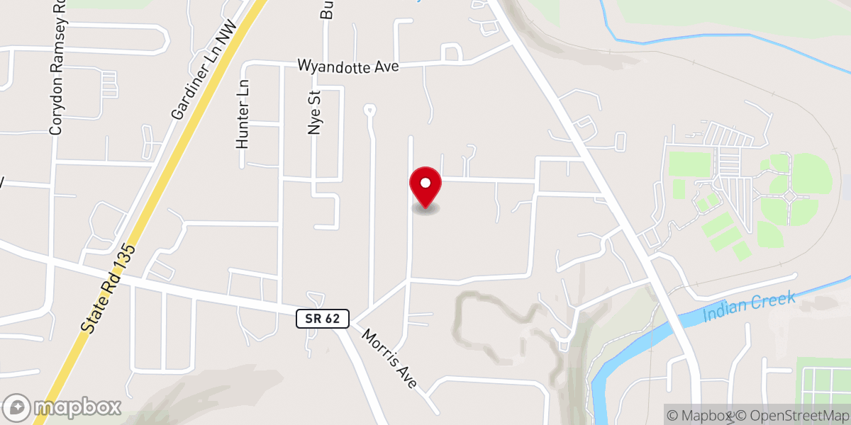 Map showing location of Community Fellowship Church