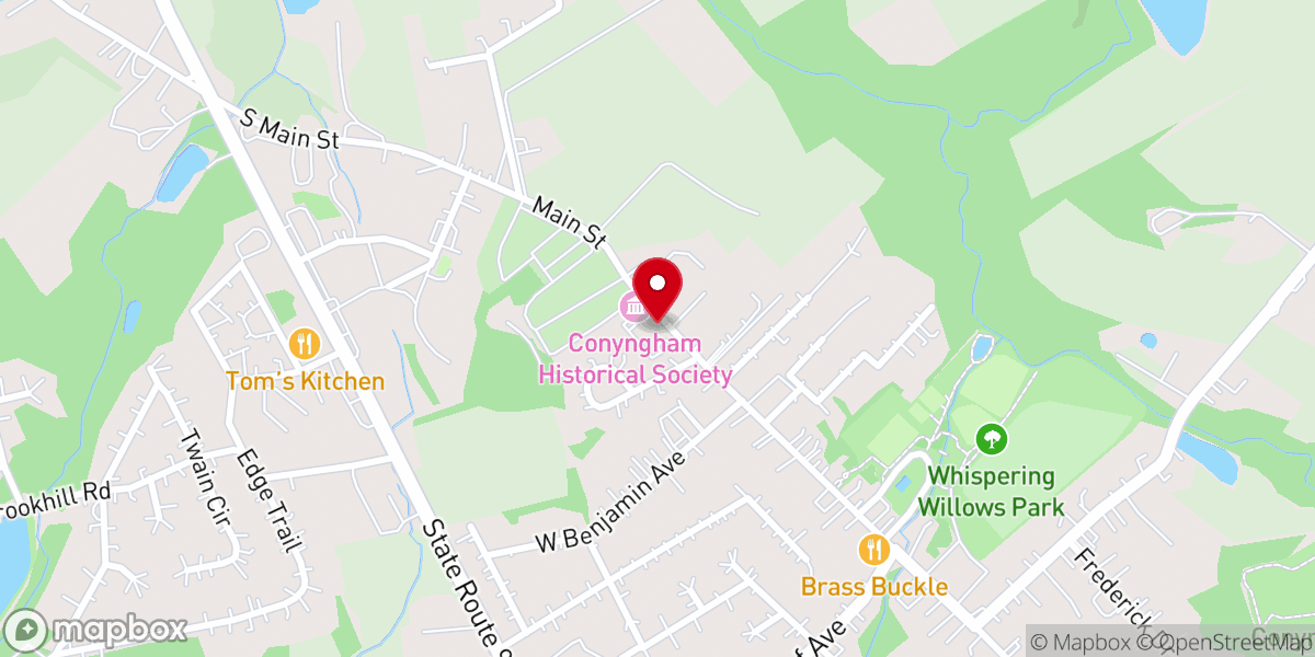 Map showing location of Christ Church