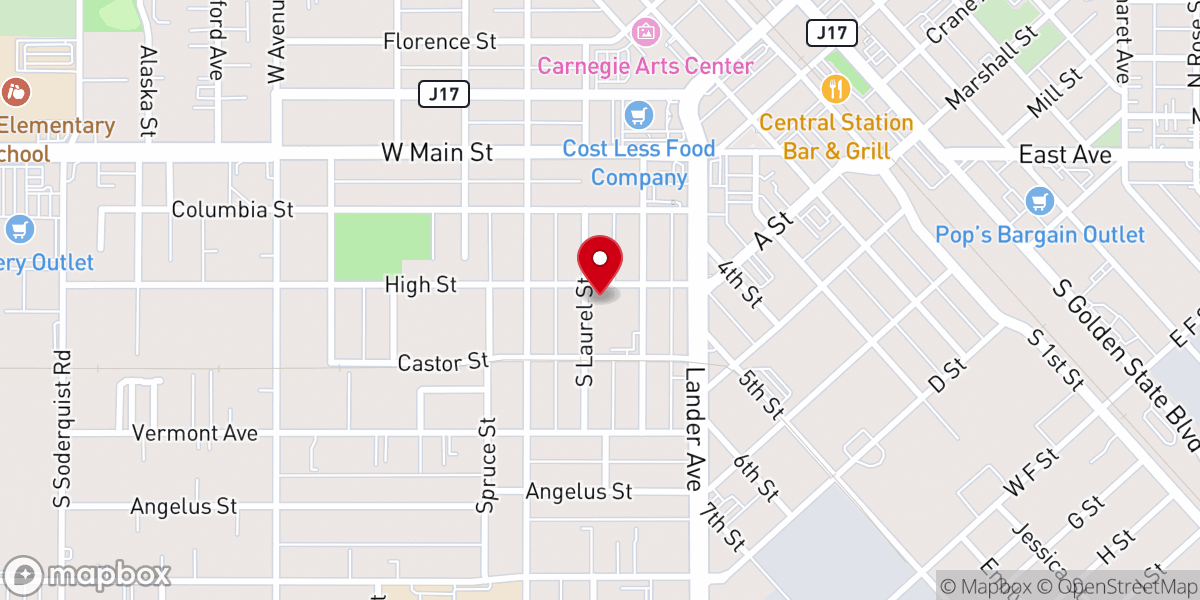 Map showing location of La Familia de Dios, Iglesia Del Pacto Evangélico