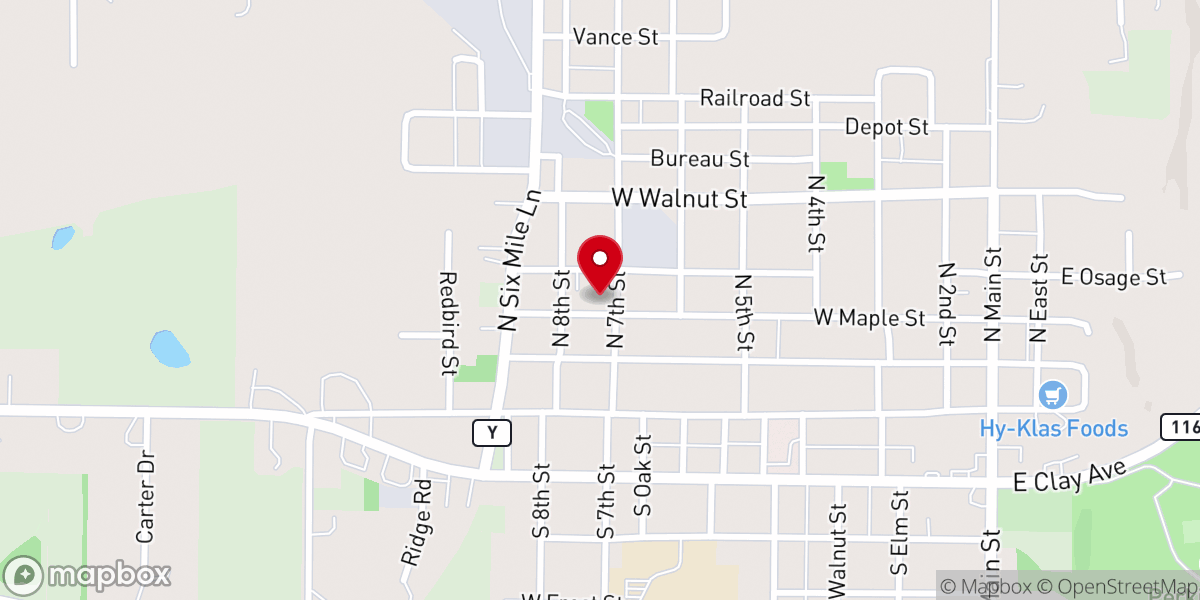 Map showing location of Saint Ann Catholic Church