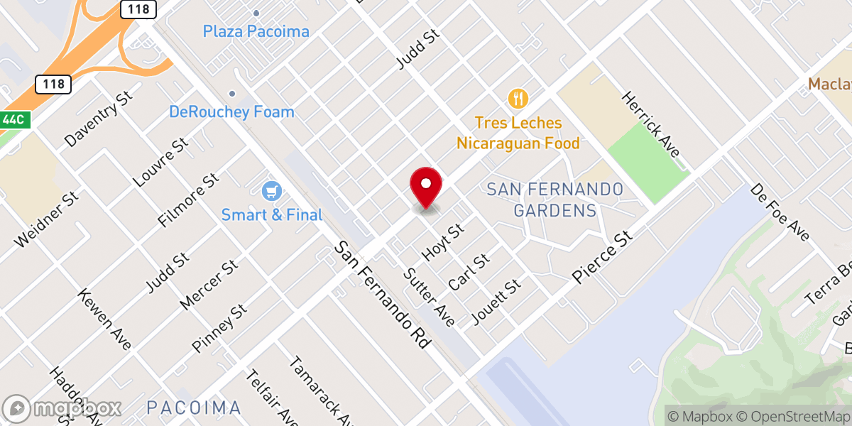 Map showing location of Iglesia Morada Del Espiritue Santo #2