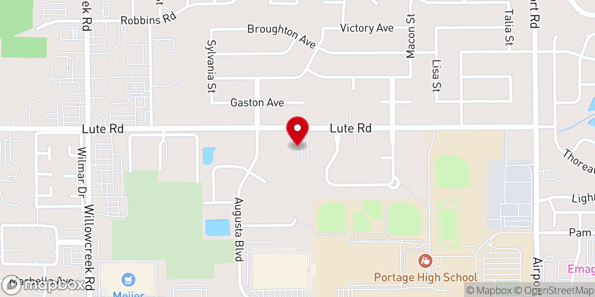 Map showing location of First Presbyterian Church