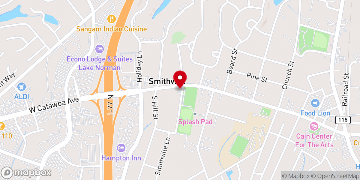Map showing location of Union Bethel AME Zion Church