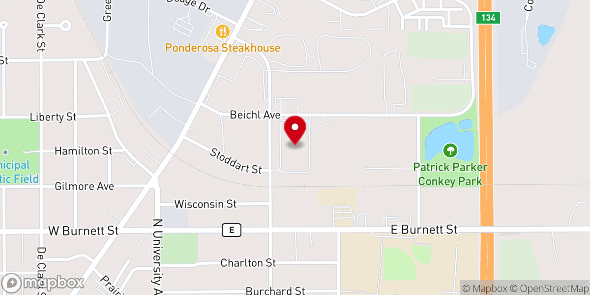 Map showing location of Crosswalk Community Church