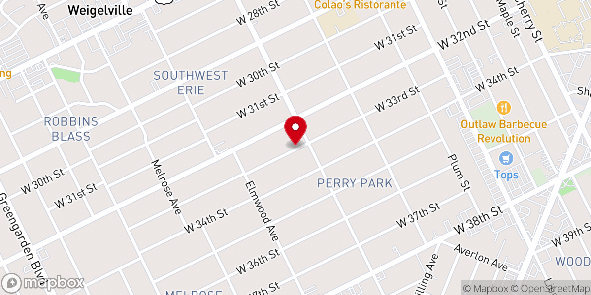 Map showing location of De Balm Ministry