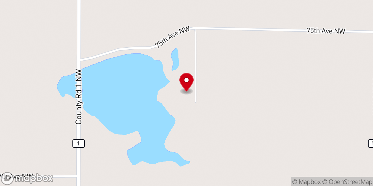Map showing location of Mamre Lund Church