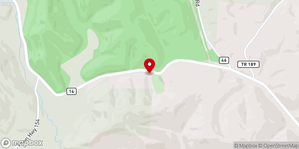 Map showing location of Rehobeth Church