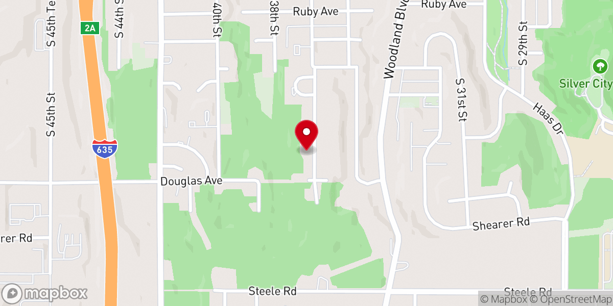 Map showing location of Second Metropolitan Baptist