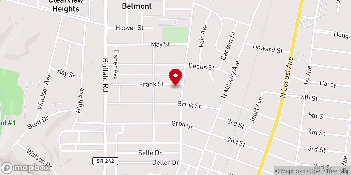 Map showing location of Royal Heights Baptist Church