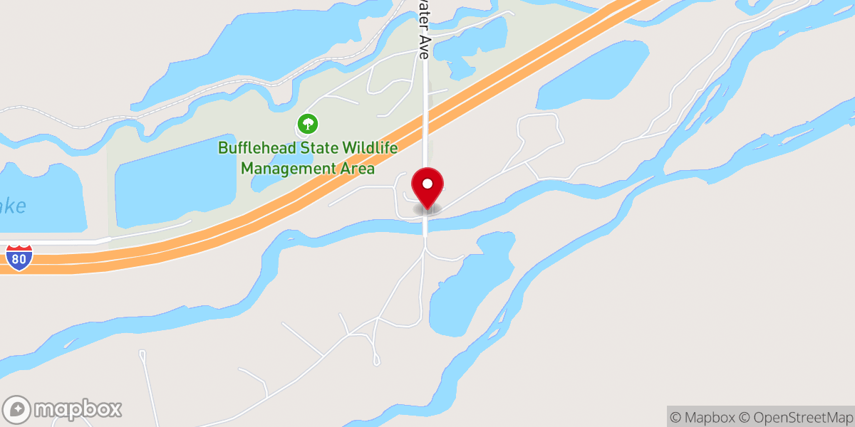 Map showing location of Nebraska Youth Camp