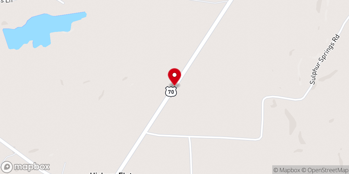 Map showing location of Life Springs Church