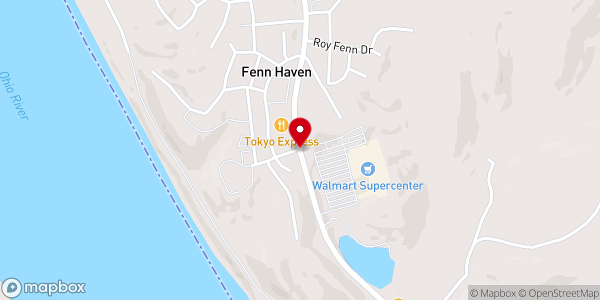 Map showing location of Widow's Barrel - Food Distribution Center