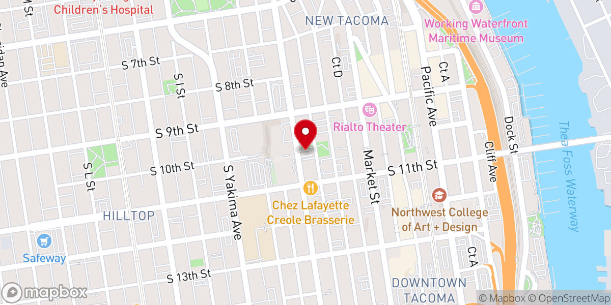 Map showing location of Flames of Fire Ministries