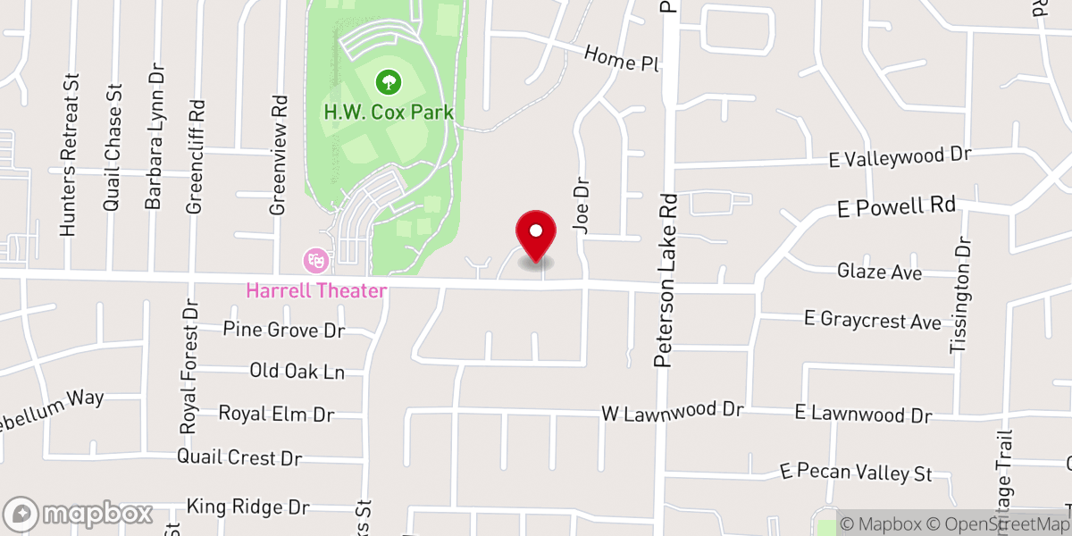 Map showing location of Grace Chinese Christian Church of Greater Memphis