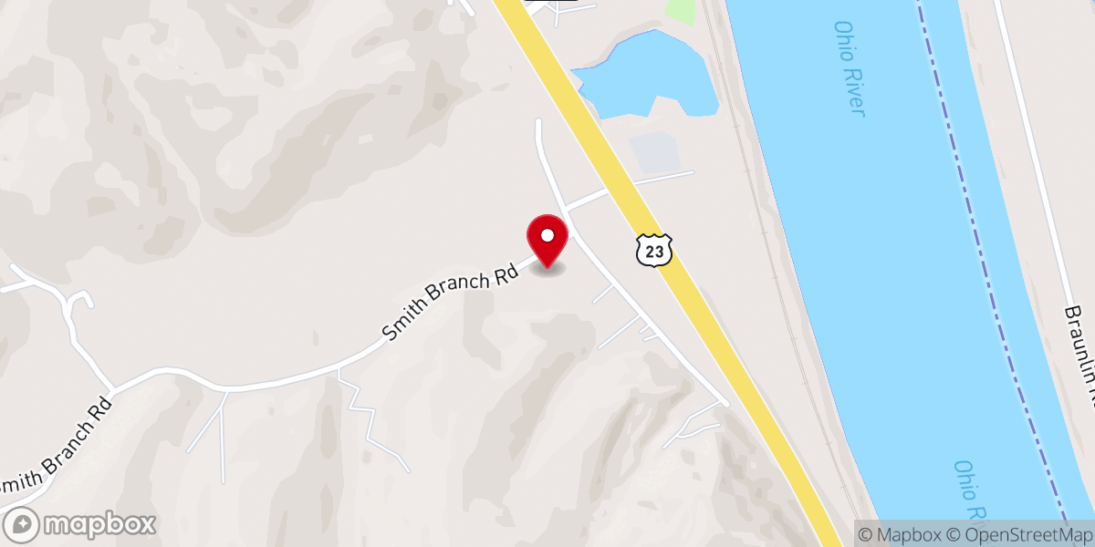 Map showing location of Rose Church