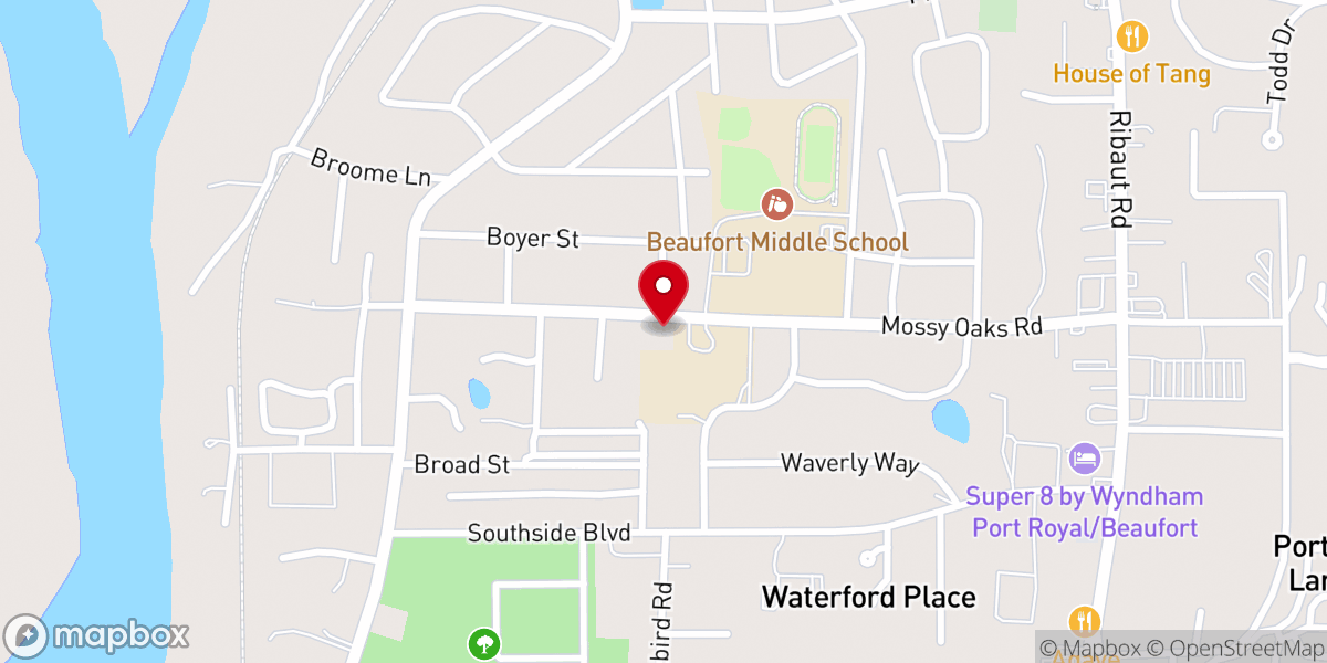 Map showing location of Bethel Tabernacle