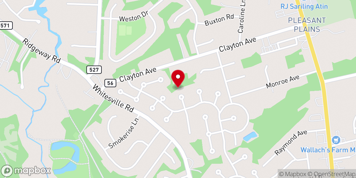 Map showing location of Walden Woods Mikvah Association Inc