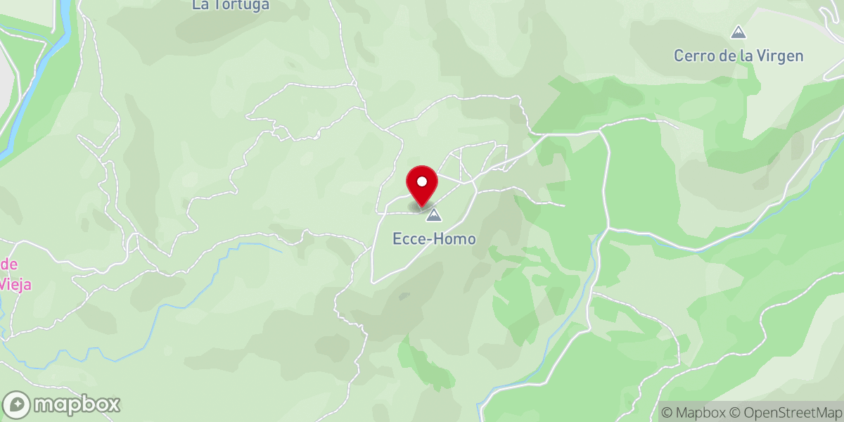 Map showing location of Ermitas del Ecce Homo