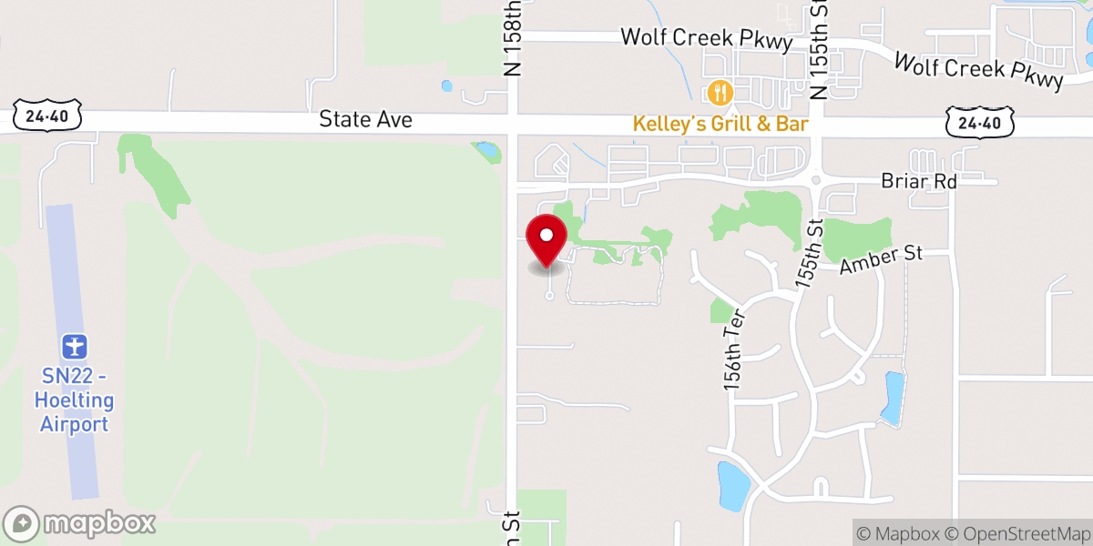 Map showing location of Basehor United Methodist Church