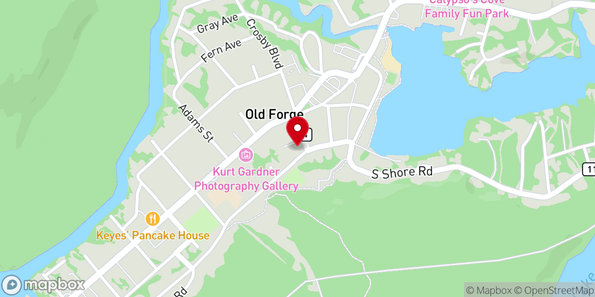 Map showing location of Saint Bartholomew's Church
