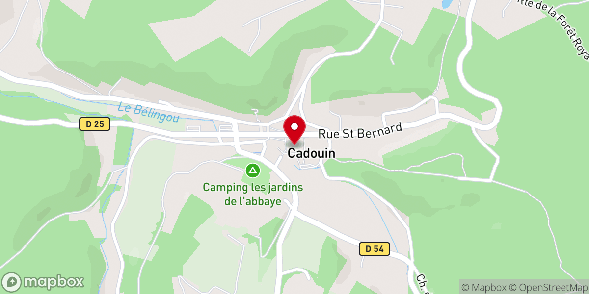 Map showing location of Cloître de Cadouin