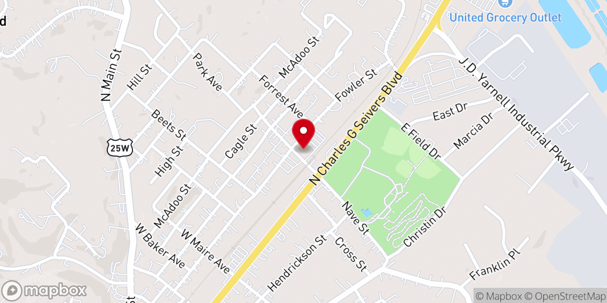 Map showing location of Milestone Church